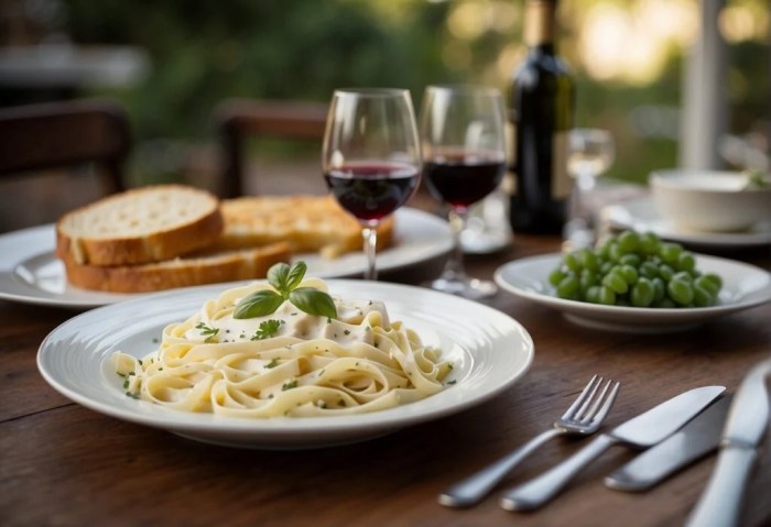 Wine pairing for fettuccine alfredo