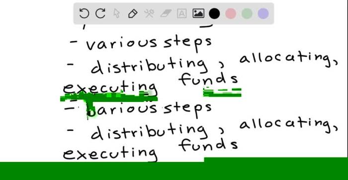 Purchase order processing requires distributing allocating